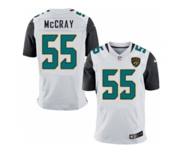 Men Nike Jacksonville Jaguars #55 Lerentee McCray Elite White NFL Jersey