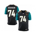 Men Nike Jacksonville Jaguars #74 Cam Robinson Elite Black Alternate NFL Jersey