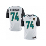 Men Nike Jacksonville Jaguars #74 Cam Robinson Elite White NFL Jersey