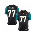 Men Nike Jacksonville Jaguars #77 Patrick Omameh Elite Black Alternate NFL Jersey