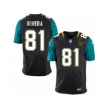 Men Nike Jacksonville Jaguars #81 Mychal Rivera Elite Black Alternate NFL Jersey