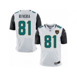 Men Nike Jacksonville Jaguars #81 Mychal Rivera Elite White NFL Jersey