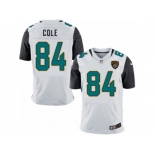 Men Nike Jacksonville Jaguars #84 Keelan Cole Elite White NFL Jersey