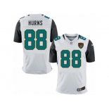 Men Nike Jacksonville Jaguars #88 Allen Hurns Elite White NFL Jersey