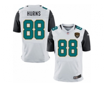 Men Nike Jacksonville Jaguars #88 Allen Hurns Elite White NFL Jersey