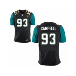 Men's Jacksonville Jaguars #93 Calais Campbell Nike Black Elite Jersey