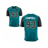 Men's Jacksonville Jaguars #93 Calais Campbell Nike Green Elite Jersey