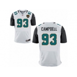 Men's Jacksonville Jaguars #93 Calais Campbell Nike White Elite Jersey