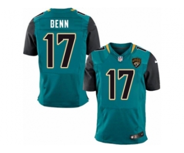 Men's Nike Jacksonville Jaguars #17 Arrelious Benn Elite Teal Green Team Color NFL Jersey