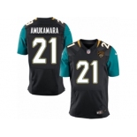 Men's Nike Jacksonville Jaguars #21 Prince Amukamara Elite Black Alternate NFL Jersey