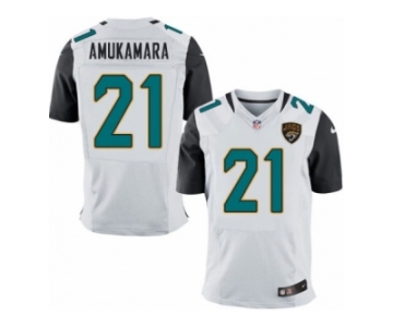 Men's Nike Jacksonville Jaguars #21 Prince Amukamara Elite White NFL Jersey