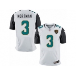 Men's Nike Jacksonville Jaguars #3 Brad Nortman Elite White NFL Jersey