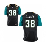 Men's Nike Jacksonville Jaguars #38 Jalen Ramsey Elite Black Alternate NFL Jersey