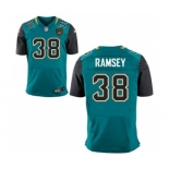 Men's Nike Jacksonville Jaguars #38 Jalen Ramsey Elite Teal Green Team Color NFL Jersey