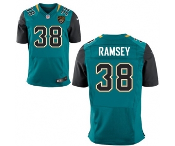 Men's Nike Jacksonville Jaguars #38 Jalen Ramsey Elite Teal Green Team Color NFL Jersey