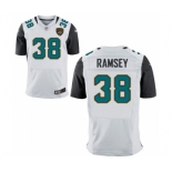 Men's Nike Jacksonville Jaguars #38 Jalen Ramsey Elite White NFL Jersey