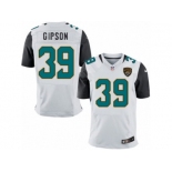 Men's Nike Jacksonville Jaguars #39 Tashaun Gipson Elite White NFL Jersey