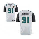 Men's Nike Jacksonville Jaguars #91 YAnnick Ngakoue Elite White NFL Jersey