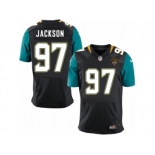 Men's Nike Jacksonville Jaguars #97 Malik Jackson Elite Black Alternate NFL Jersey