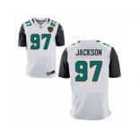 Men's Nike Jacksonville Jaguars #97 Malik Jackson Elite White NFL Jersey