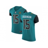 Nike Jacksonville Jaguars #15 Allen Robinson Teal Green Team Color Men Stitched NFL Vapor Untouchable Elite Jersey