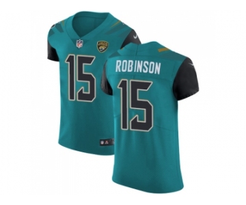 Nike Jacksonville Jaguars #15 Allen Robinson Teal Green Team Color Men Stitched NFL Vapor Untouchable Elite Jersey