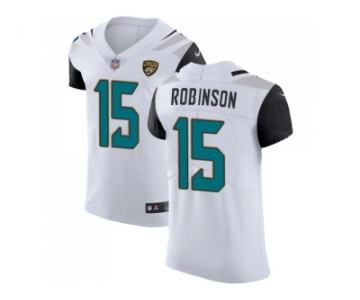 Nike Jacksonville Jaguars #15 Allen Robinson White Men Stitched NFL Vapor Untouchable Elite Jersey