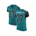 Nike Jacksonville Jaguars #27 Leonard Fournette Teal Green Team Color Men Stitched NFL Vapor Untouchable Elite Jersey