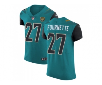 Nike Jacksonville Jaguars #27 Leonard Fournette Teal Green Team Color Men Stitched NFL Vapor Untouchable Elite Jersey