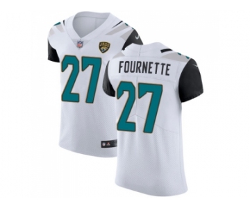 Nike Jacksonville Jaguars #27 Leonard Fournette White Men Stitched NFL Vapor Untouchable Elite Jersey