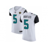 Nike Jacksonville Jaguars #5 Blake Bortles White Men Stitched NFL Vapor Untouchable Elite Jersey