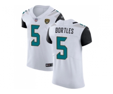 Nike Jacksonville Jaguars #5 Blake Bortles White Men Stitched NFL Vapor Untouchable Elite Jersey