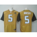 Nike Jacksonville Jaguars #5 Blake Bortles Yellow Jerseys[Elite]