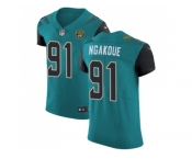 Nike Jacksonville Jaguars #91 Yannick Ngakoue Teal Green Team Color Men Stitched NFL Vapor Untouchable Elite Jersey