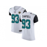 Nike Jacksonville Jaguars #93 Calais Campbell White Men Stitched NFL Vapor Untouchable Elite Jersey