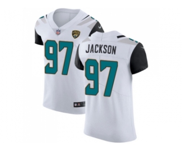 Nike Jacksonville Jaguars #97 Malik Jackson White Men Stitched NFL Vapor Untouchable Elite Jersey