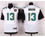 nike nfl jerseys jacksonville jaguars #13 greene white[Elite]