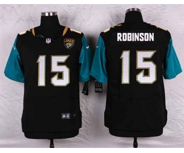 nike nfl jerseys jacksonville jaguars #15 robinson black[Elite]