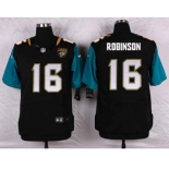 nike nfl jerseys jacksonville jaguars #16 robinson black[Elite]