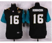 nike nfl jerseys jacksonville jaguars #16 robinson black[Elite]