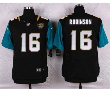 nike nfl jerseys jacksonville jaguars #16 robinson black[Elite]