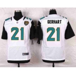 nike nfl jerseys jacksonville jaguars #21 gerhart white[Elite]