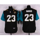 nike nfl jerseys jacksonville jaguars #23 harris black[Elite]