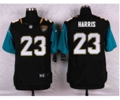 nike nfl jerseys jacksonville jaguars #23 harris black[Elite]