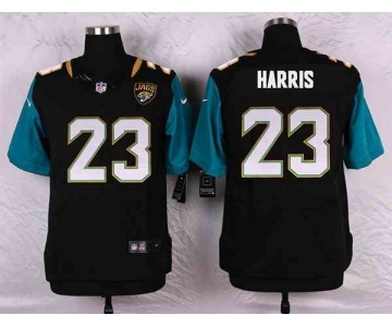 nike nfl jerseys jacksonville jaguars #23 harris black[Elite]