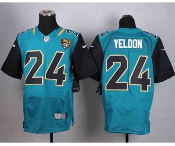 nike nfl jerseys jacksonville jaguars #24 yeldon green[Elite]