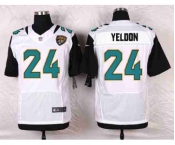 nike nfl jerseys jacksonville jaguars #24 yeldon white[Elite]