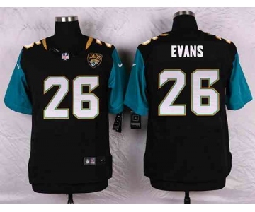 nike nfl jerseys jacksonville jaguars #26 evans black[Elite]