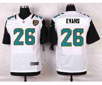 nike nfl jerseys jacksonville jaguars #26 evans white[Elite]