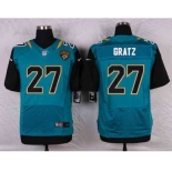 nike nfl jerseys jacksonville jaguars #27 gratz green[Elite][gratz]